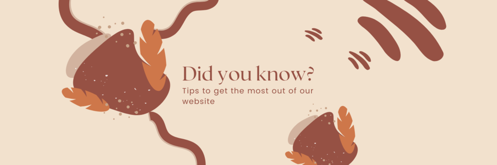 Did you know tips to use the website